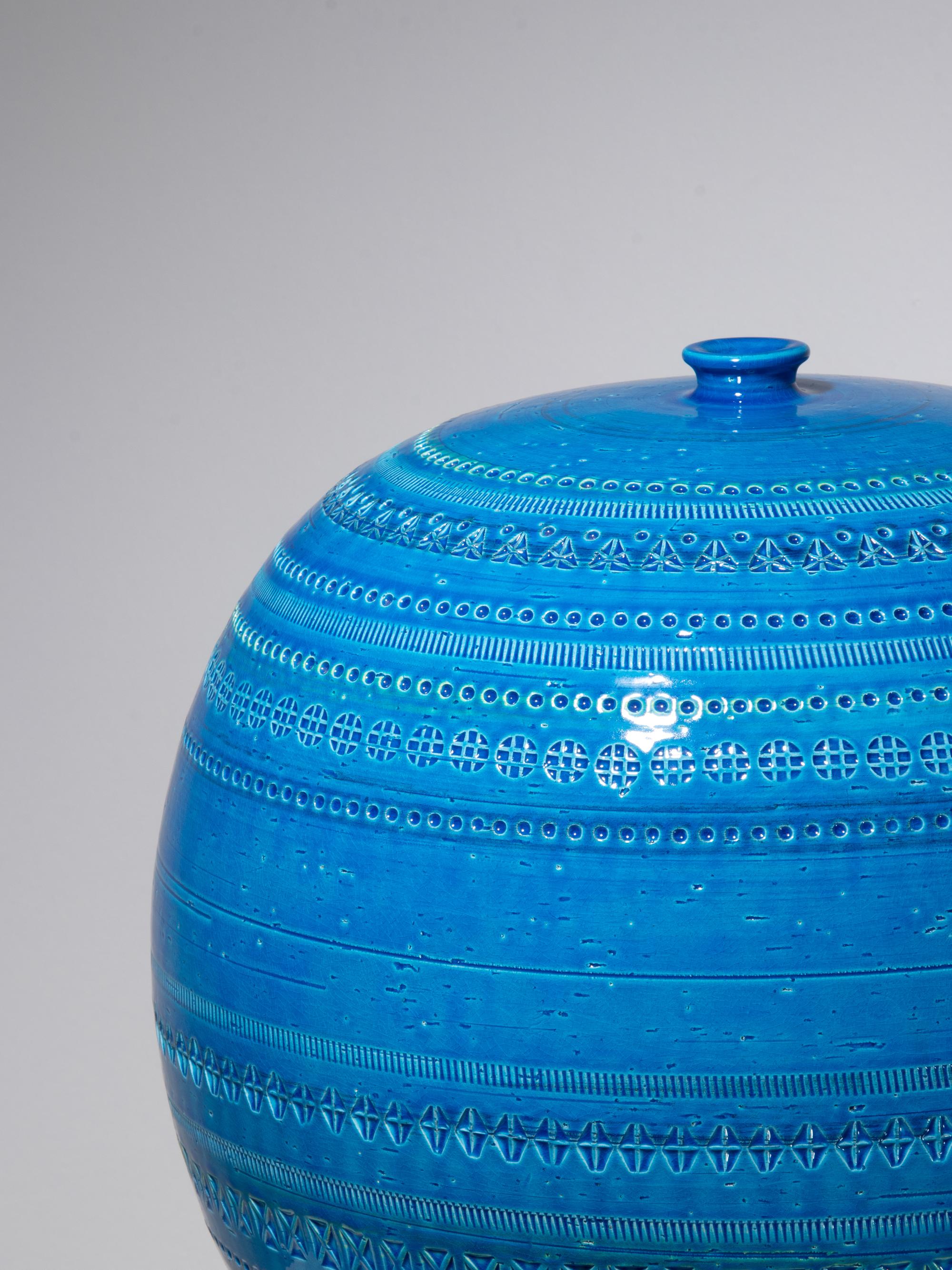 Large Rimini Blu Vase Bittosi, Italy