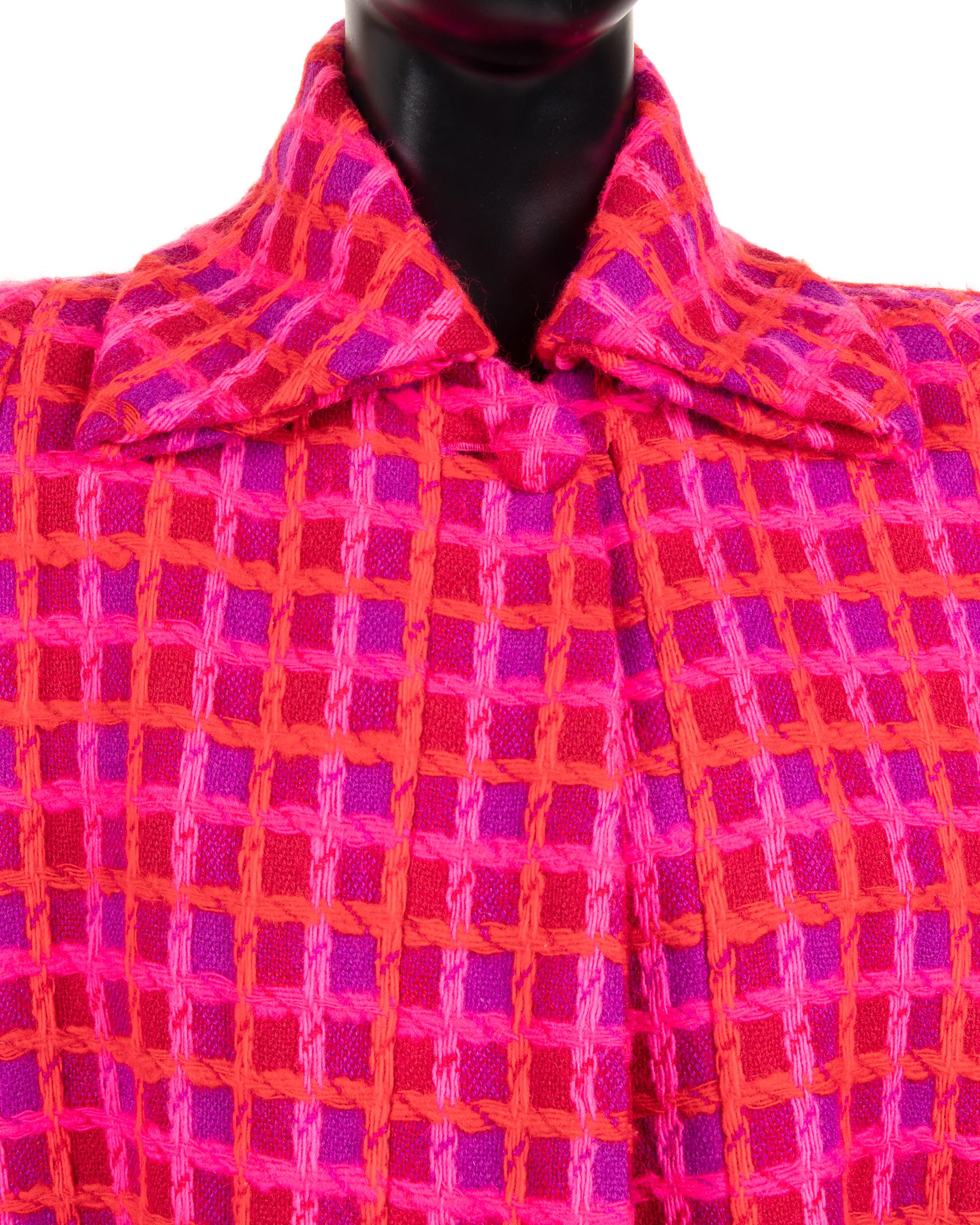 Marguery Bolhagen Three-Piece Plaid Ensemble with Bag, 1980s