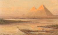 Tombeaux des Kalifes and Les Pyramides à Soleil Levant (a pair of works)
