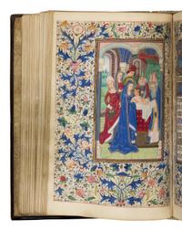 MASTER OF THE VRAI CHRONICQUE D’ÉSCOCE [MARIE VRELANT?] (active Bruges, c. 1464-1484) Book of Hours, in Latin, illuminated manuscript on parchment [Southern Netherlands, Bruges, c. 1467]