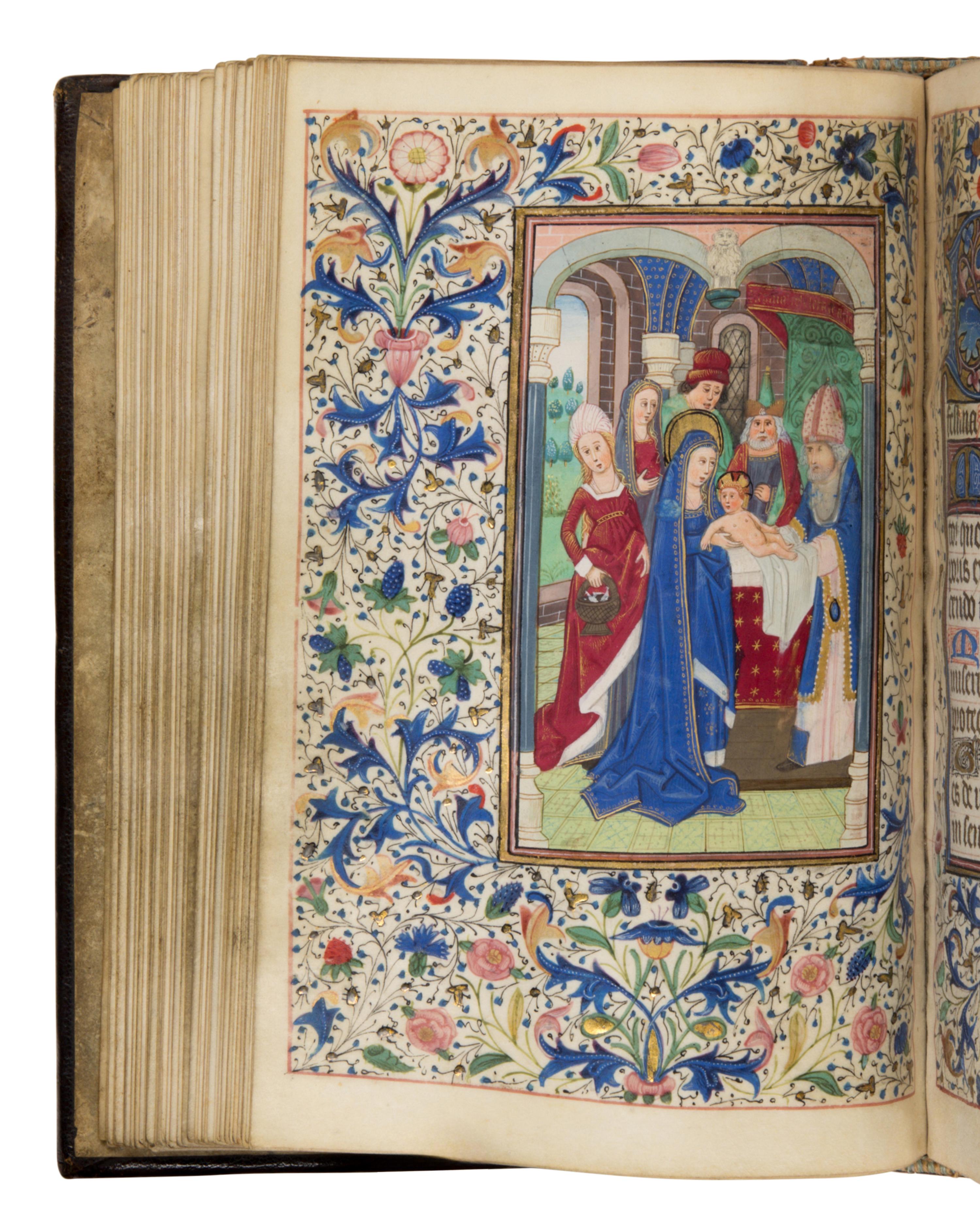 MASTER OF THE VRAI CHRONICQUE D’ÉSCOCE [MARIE VRELANT?] (active Bruges, c. 1464-1484) Book of Hours, in Latin, illuminated manuscript on parchment [Southern Netherlands, Bruges, c. 1467]