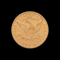 An 1881 Liberty Head $10 Gold Coin