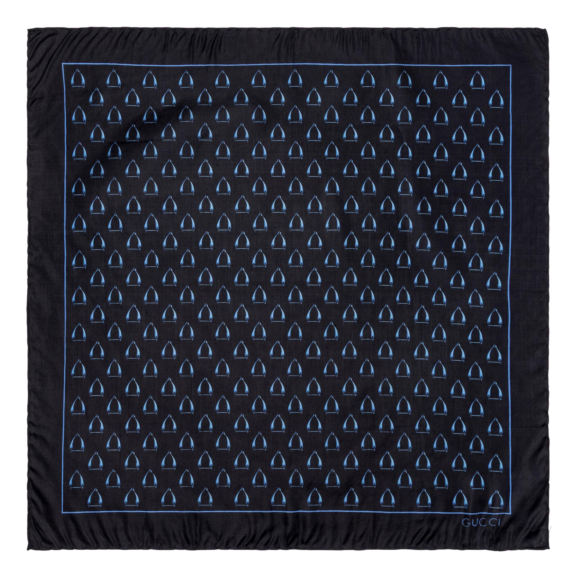 Gucci, Five Silk & Two Cotton Scarves