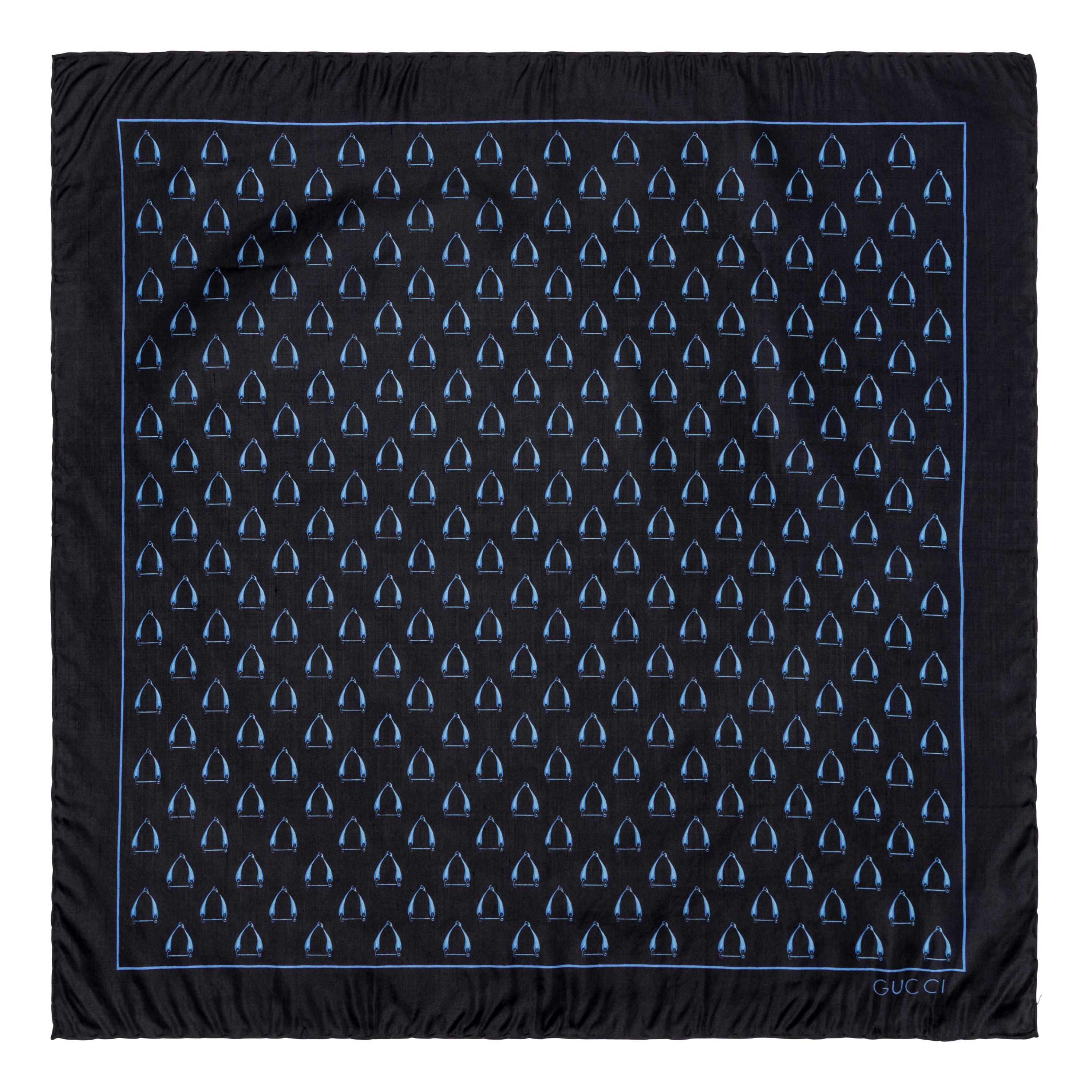 Gucci, Five Silk & Two Cotton Scarves