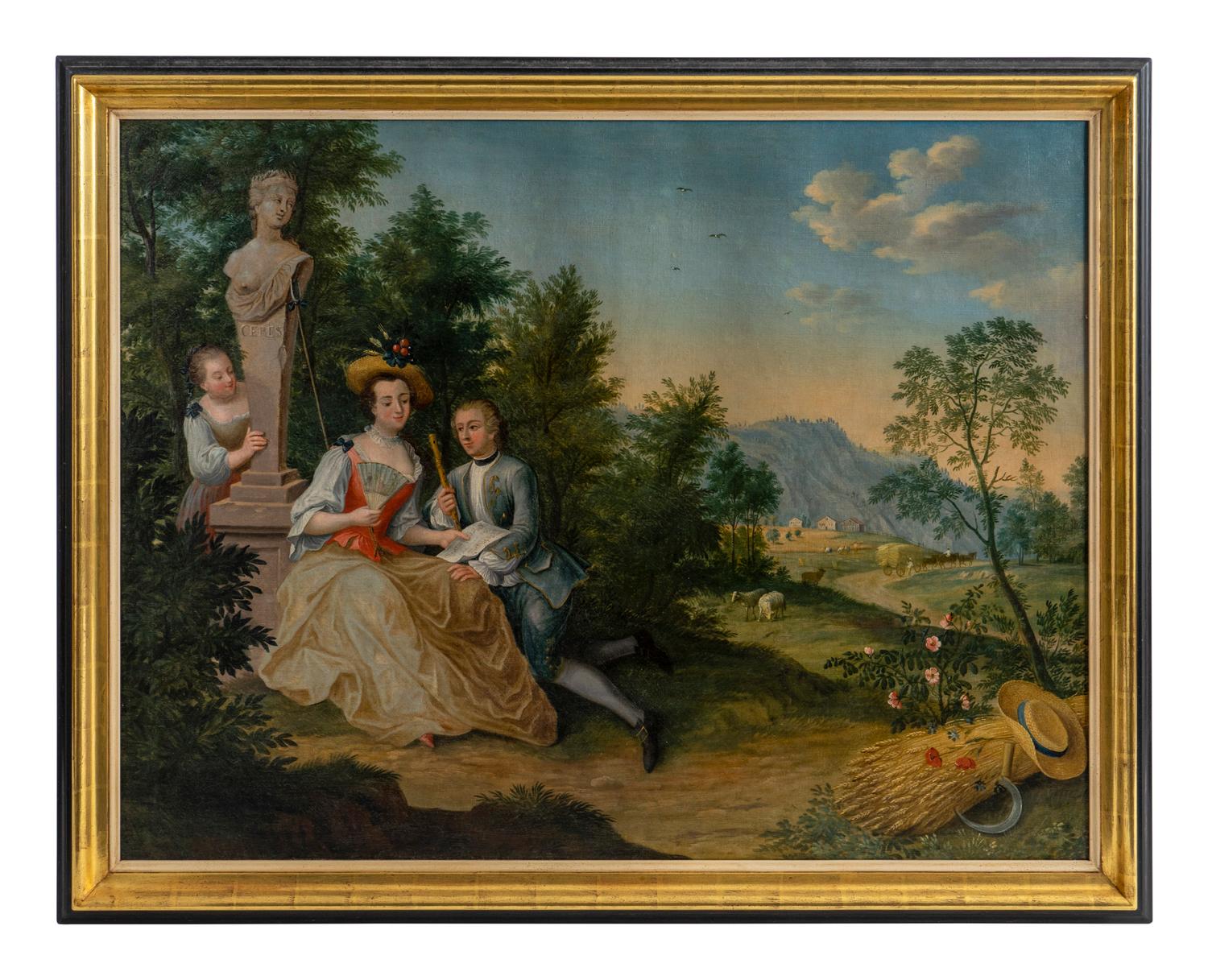The Courting Couple, an Allegory for Summer