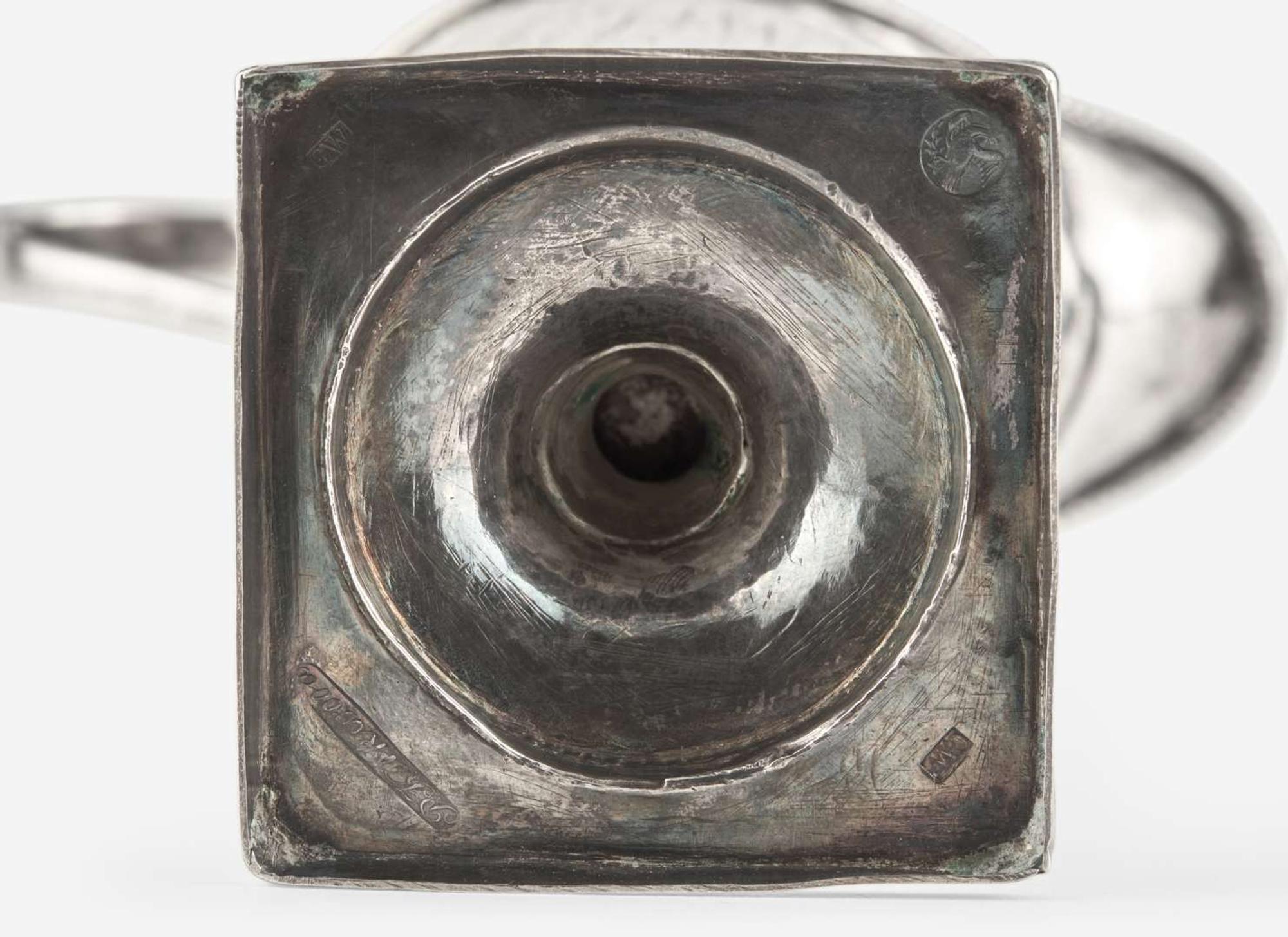 A Federal silver creamer, Peter Kirkwood (active c. 1793-1800), Chestertown and Annapolis, MD, circa 1795