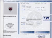 An 18 Karat White Gold, Purple Sapphire and Diamond Ring,