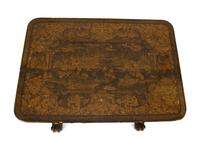 A Chinese Export Black and Gilt Lacquer Sewing Table — 19th Century