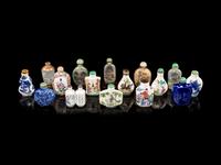 Seventeen Chinese Snuff Bottles