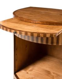 A Pair of Contemporary Parquetry Side Tables