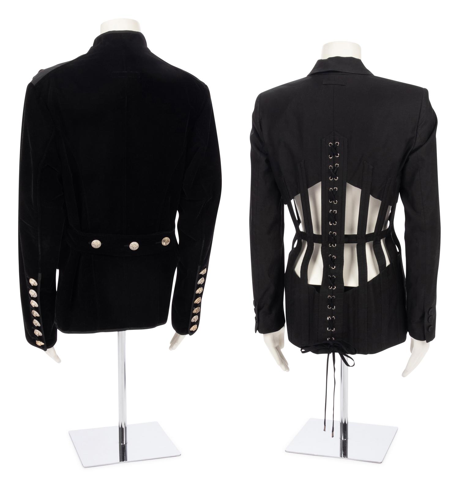 Three Jean Paul Gaultier Pieces; Two Jackets, One Vest, 1990s