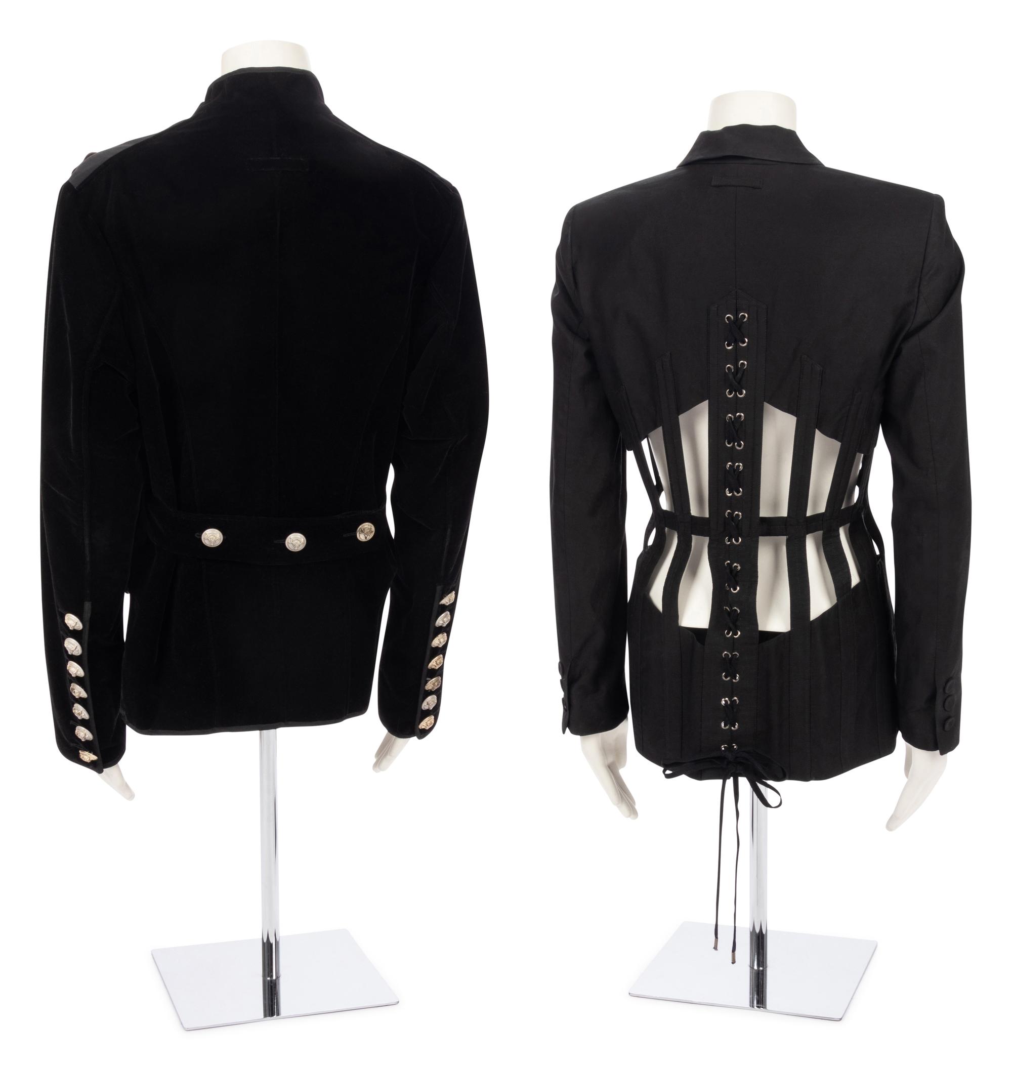 Three Jean Paul Gaultier Pieces; Two Jackets, One Vest, 1990s