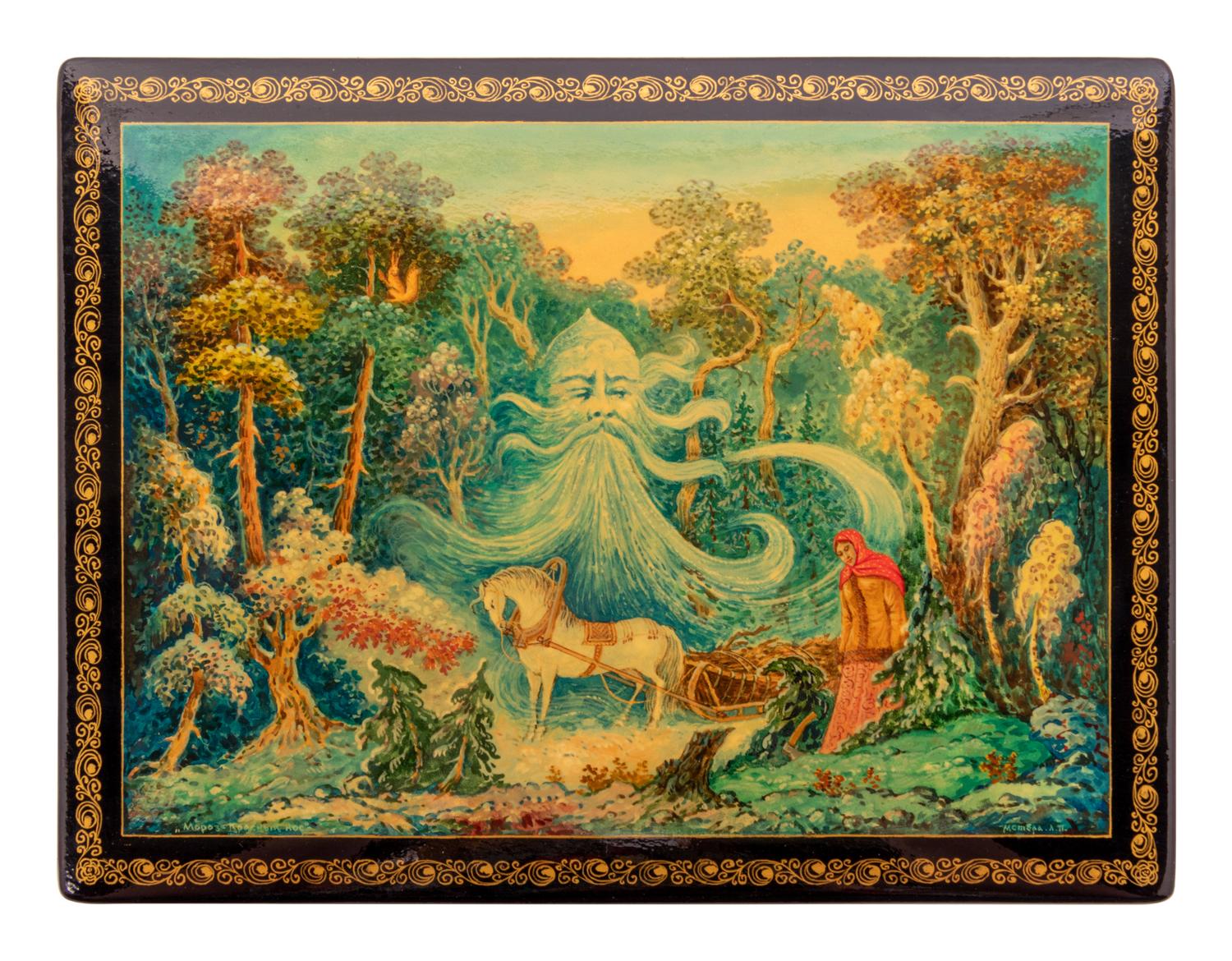 A Russian Lacquered Box