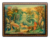 A Russian Lacquered Box