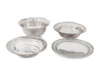 Four American Silver Serving Pieces