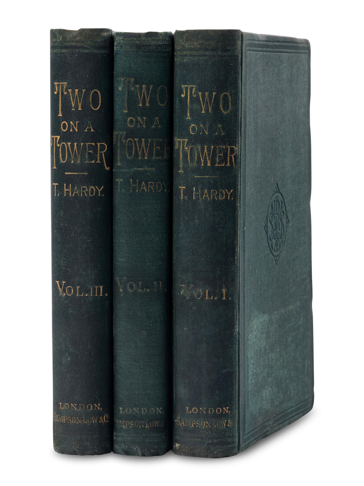 HARDY, Thomas (1840-1928). Two on a Tower . London: Sampson Low, Marston Searle & Rivington, 1882.