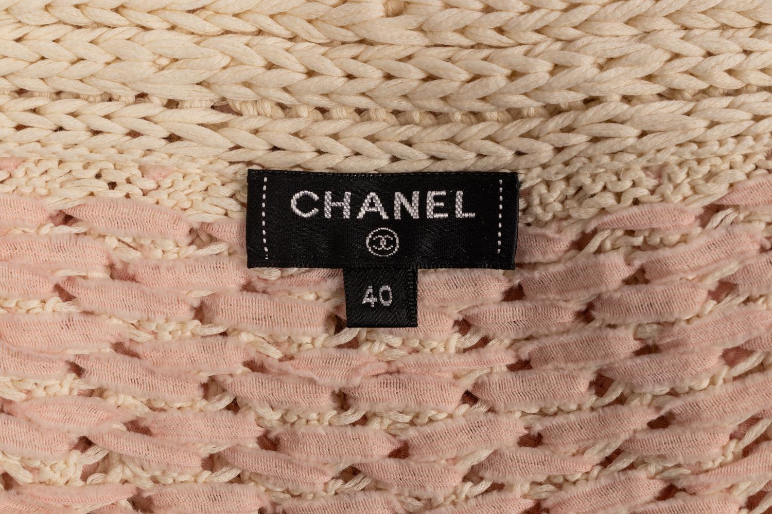 Chanel Knit Oversized Cardigan, 2010s