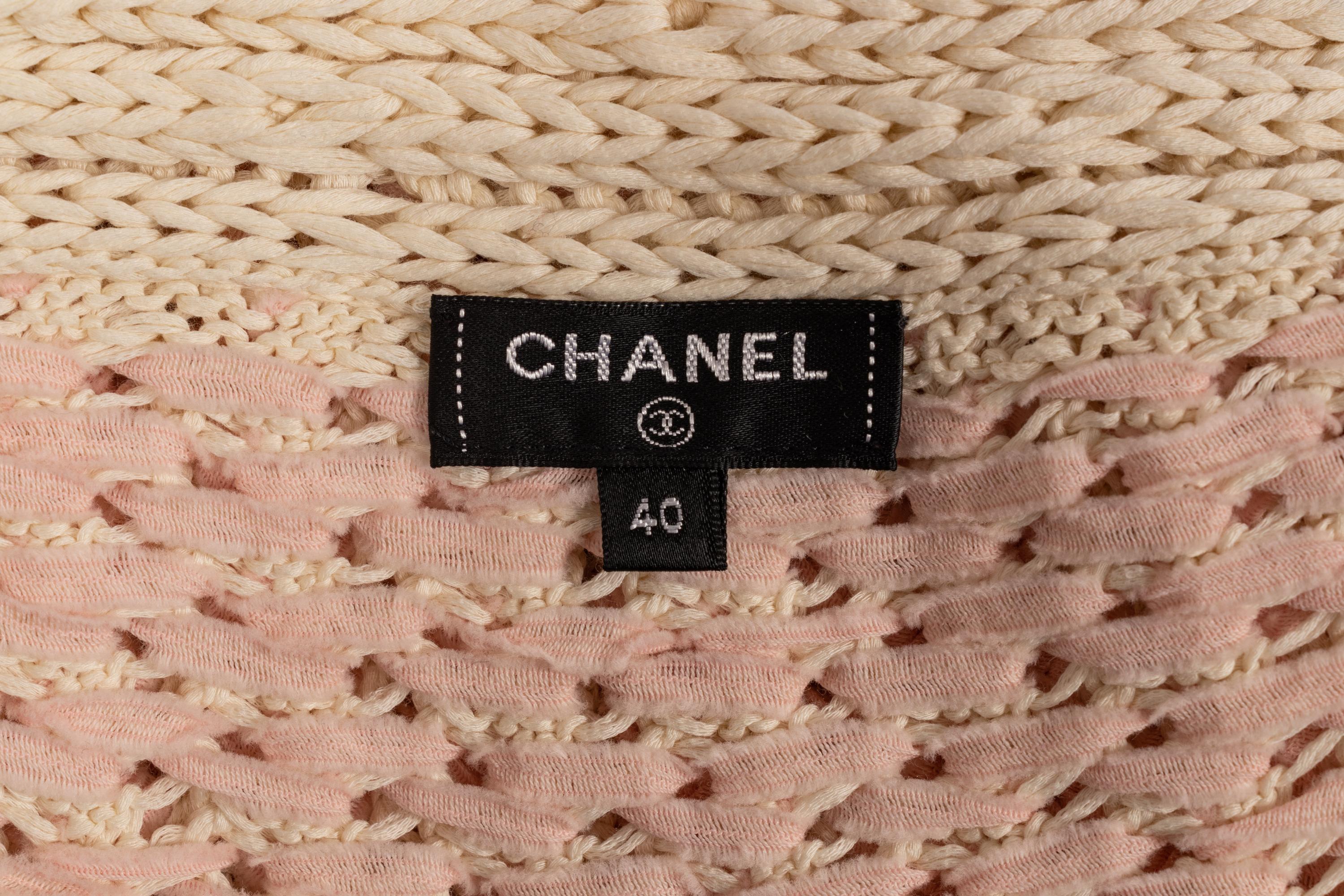 Chanel Knit Oversized Cardigan, 2010s