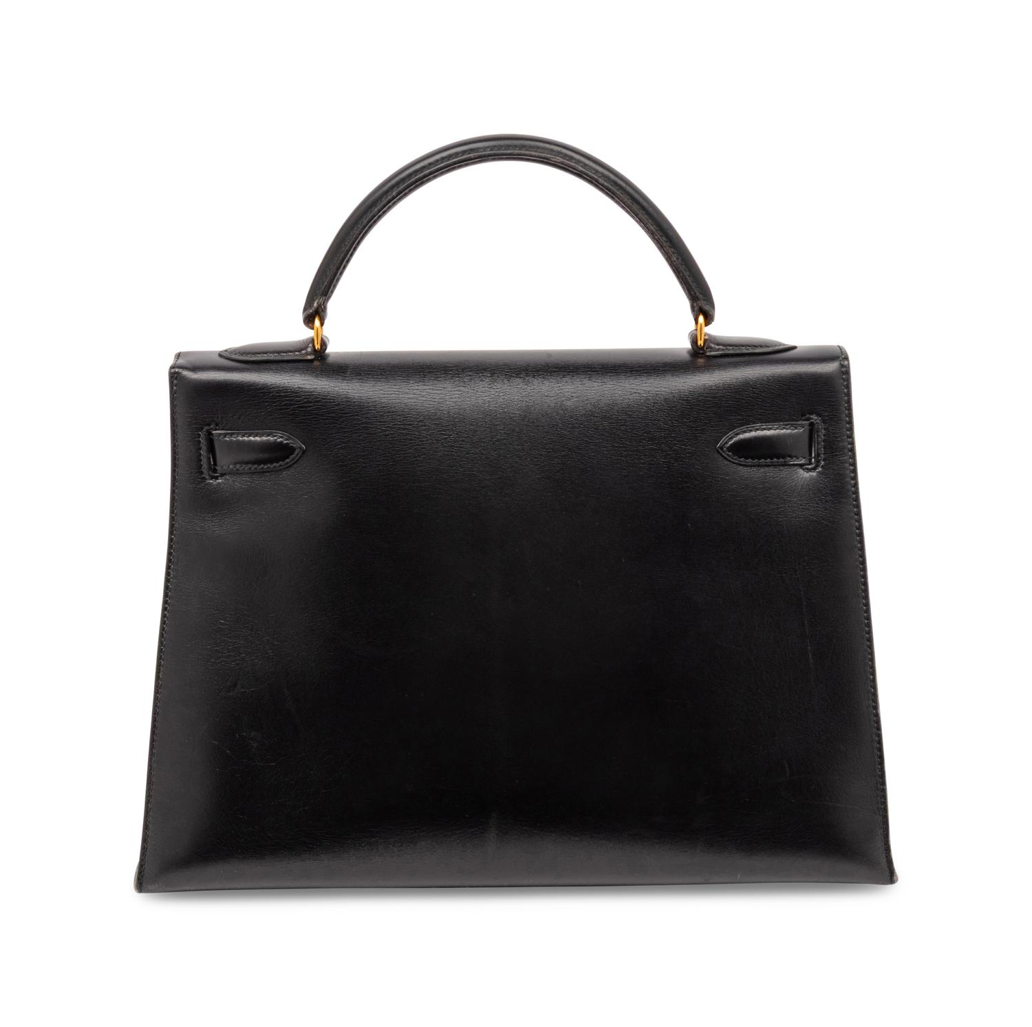 Hermès, Kelly 32 in Noir Box Leather