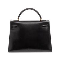 Hermès, Kelly 32 in Noir Box Leather