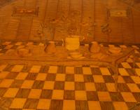 A Louis XV/XVI Transitional Style Marquetry Occasional Table