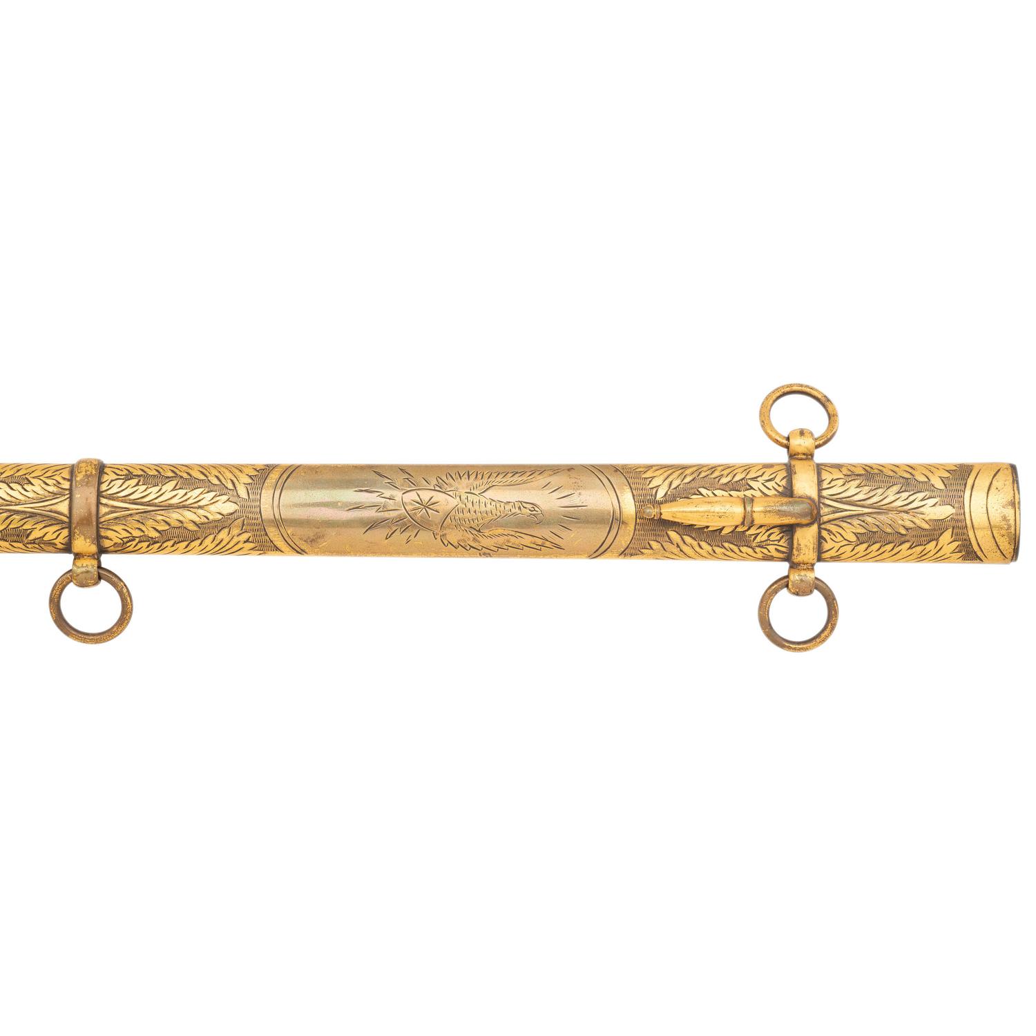 Published Ames Model 1851 General Officers' Sword Inscribed from Confederate Col. WW Horton to Capt. PH Thomas