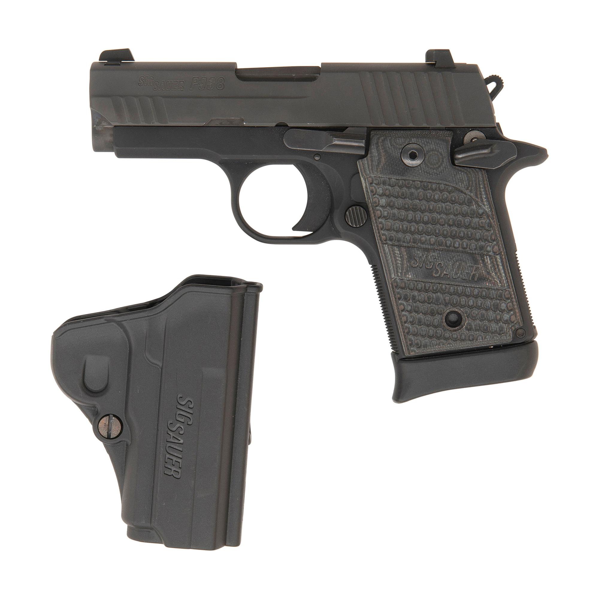 *Sig P938 with Holster in Box with Accessories