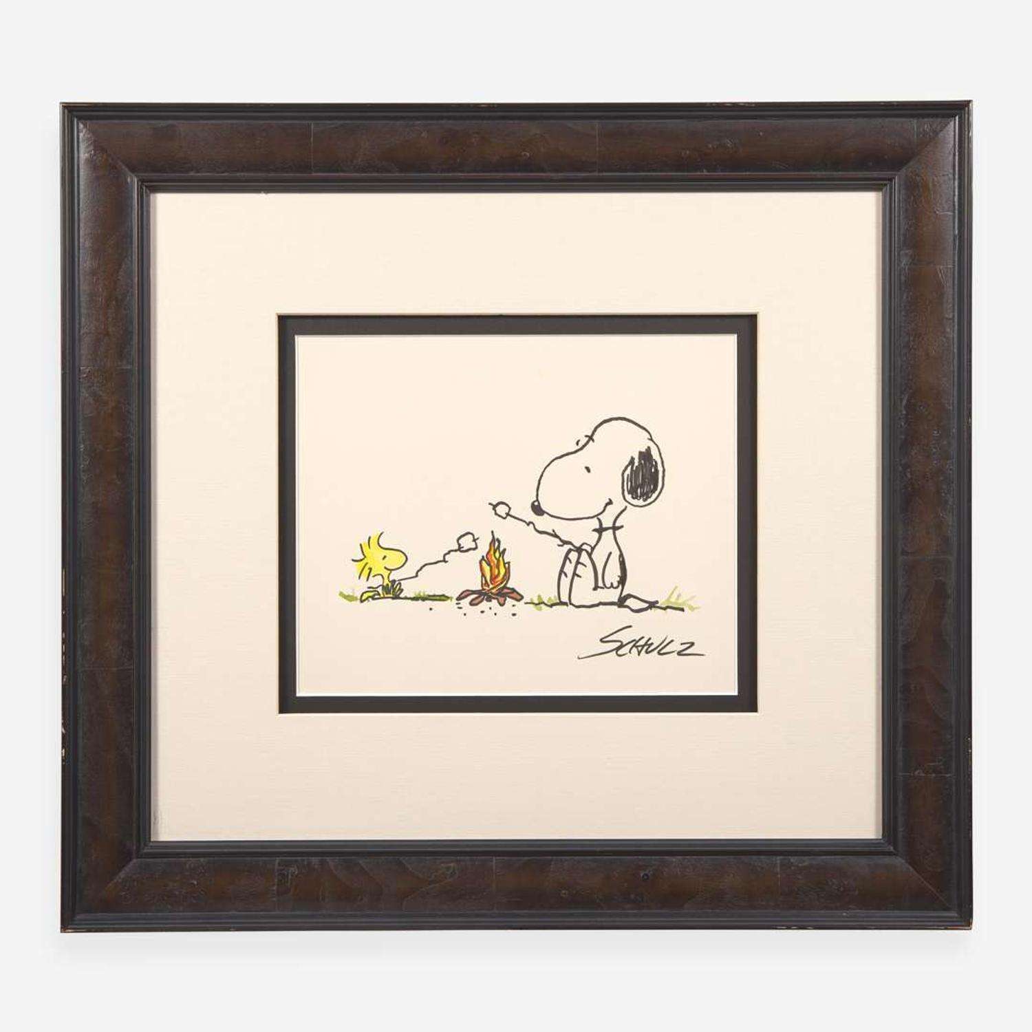 [Children's & Illustrated] Schulz, Charles M. Original Illustration, signed