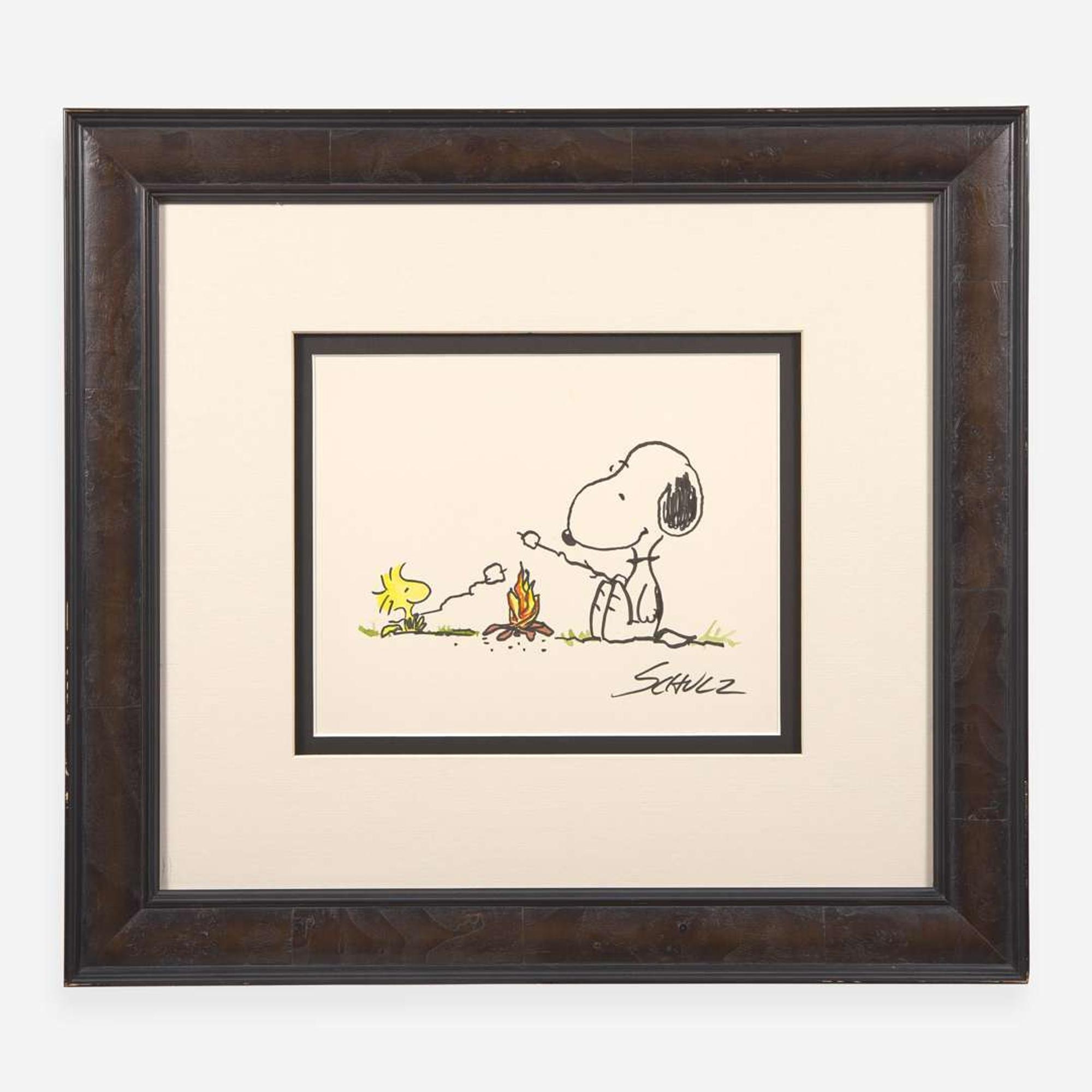 [Children's & Illustrated] Schulz, Charles M. Original Illustration, signed