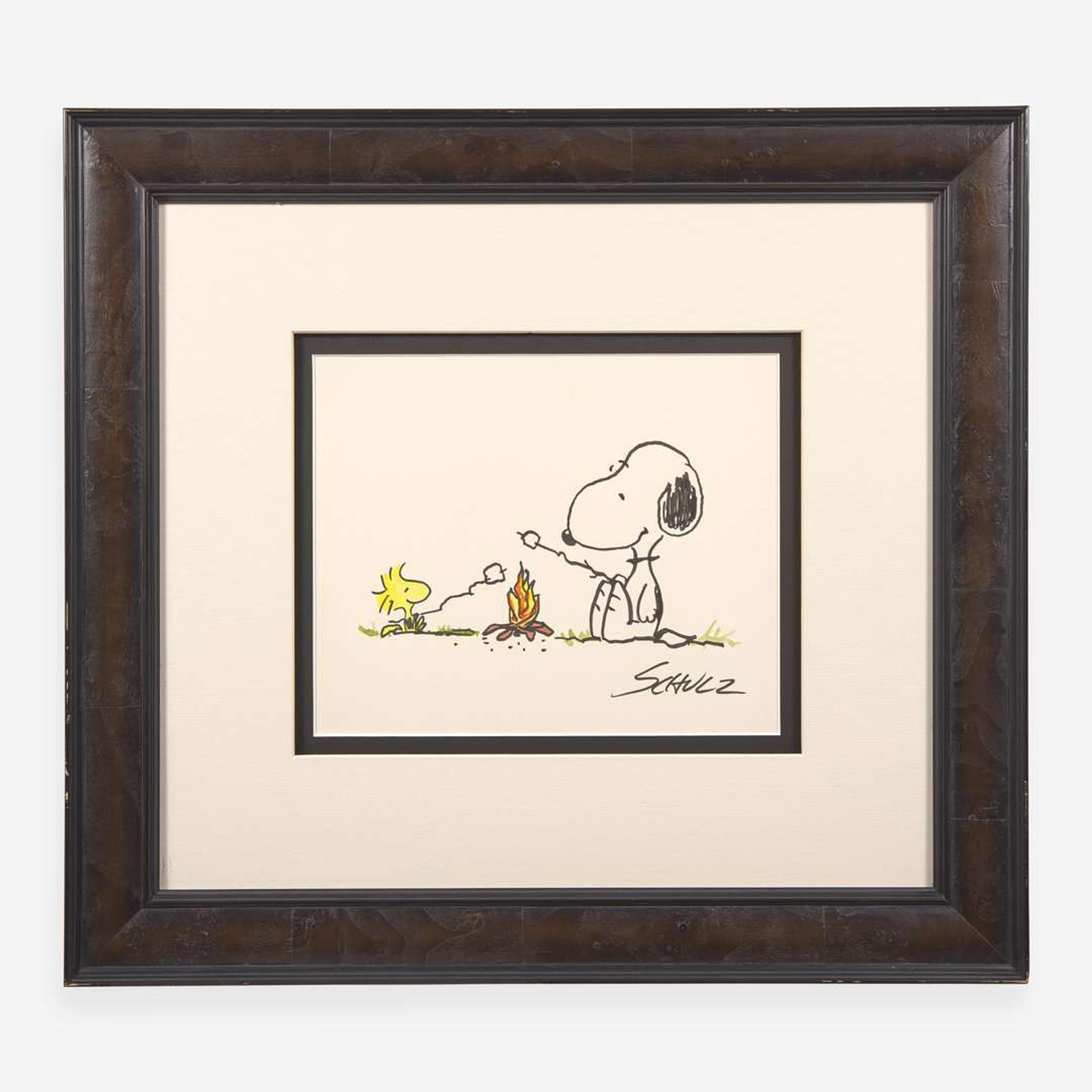 [Children's & Illustrated] Schulz, Charles M. Original Illustration, signed