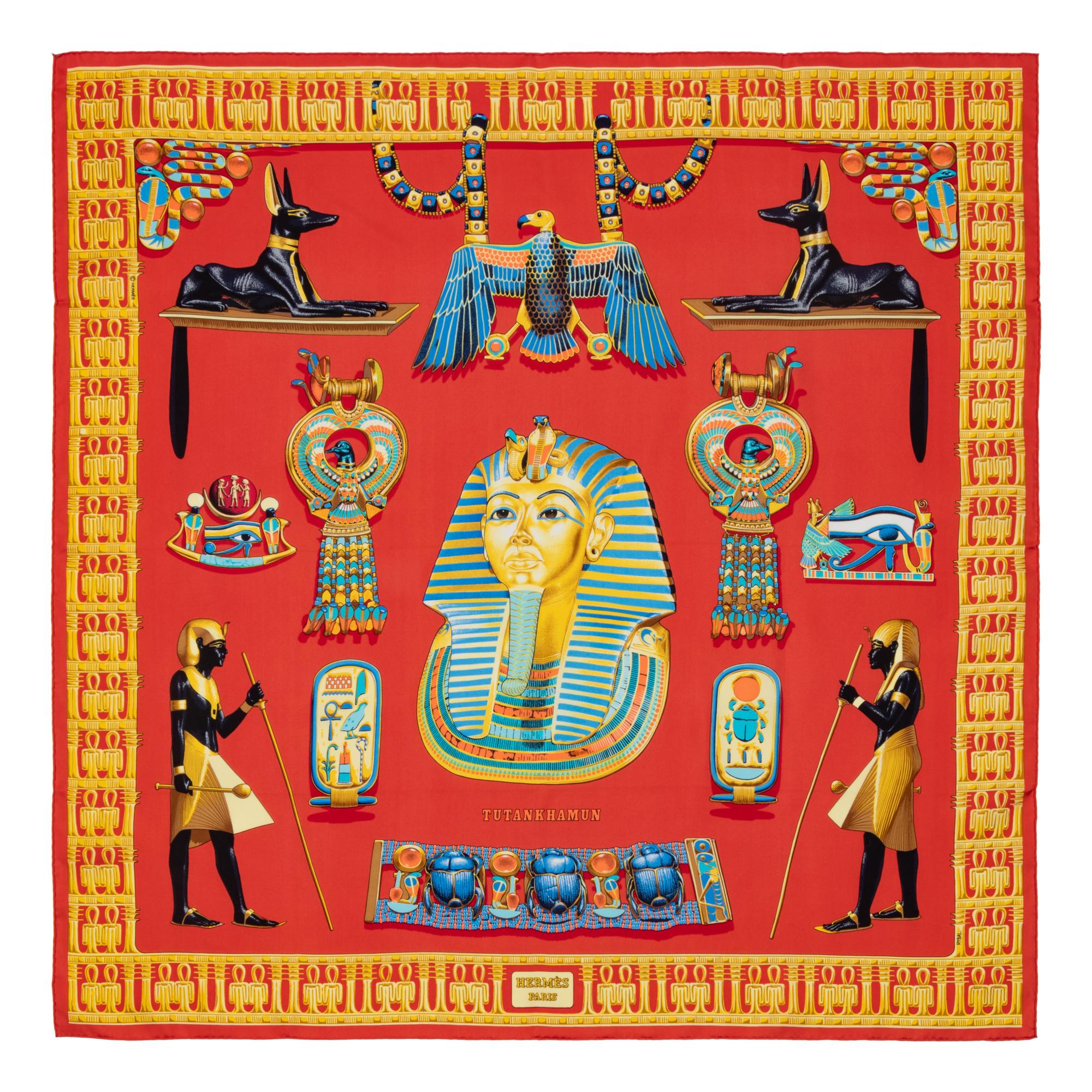 Two Hermès 90cm Silk Scarf, Carré