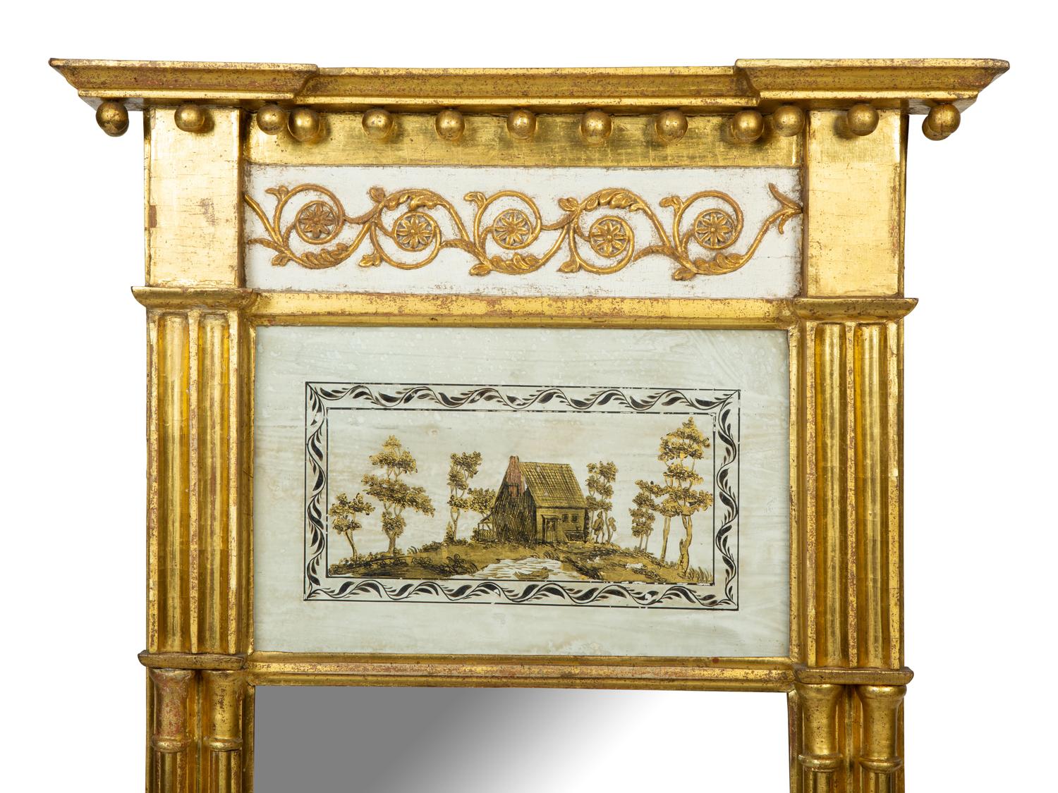 A Classical Giltwood Mirror