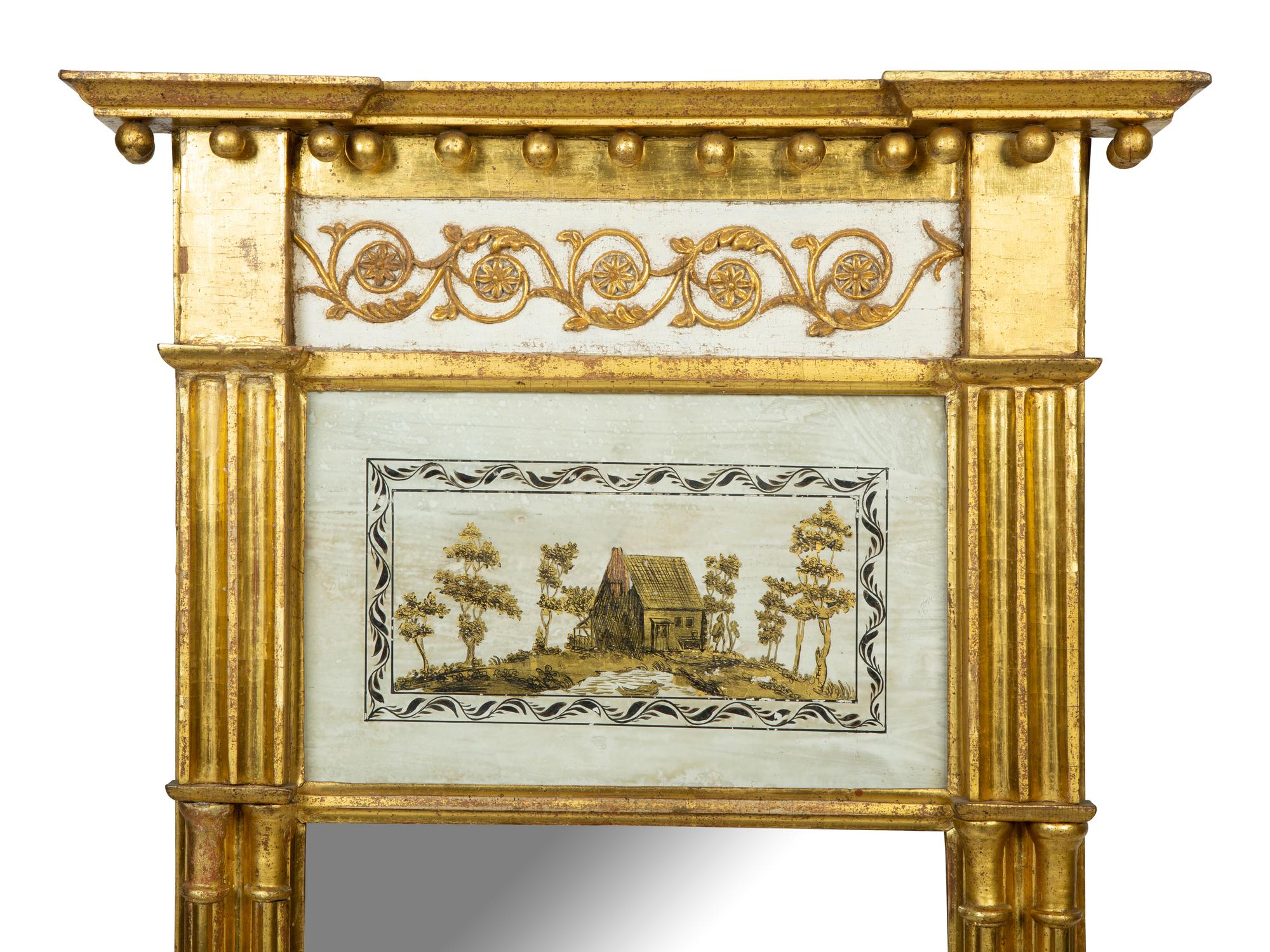 A Classical Giltwood Mirror