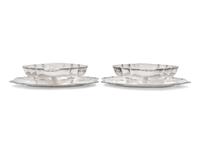 A Pair of French Silver Sauce Boats