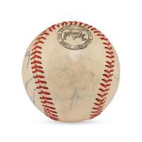 A 1949 St. Louis Browns and St. Louis Cardinals Multi Signed Autograph Baseball (Beckett Authentication Services)