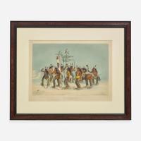 George Catlin (American, 1796-1872) Catlin's North American Indian Portfolio: Hunting Scenes and Amusements of the Rocky Mountains and Prairies of America