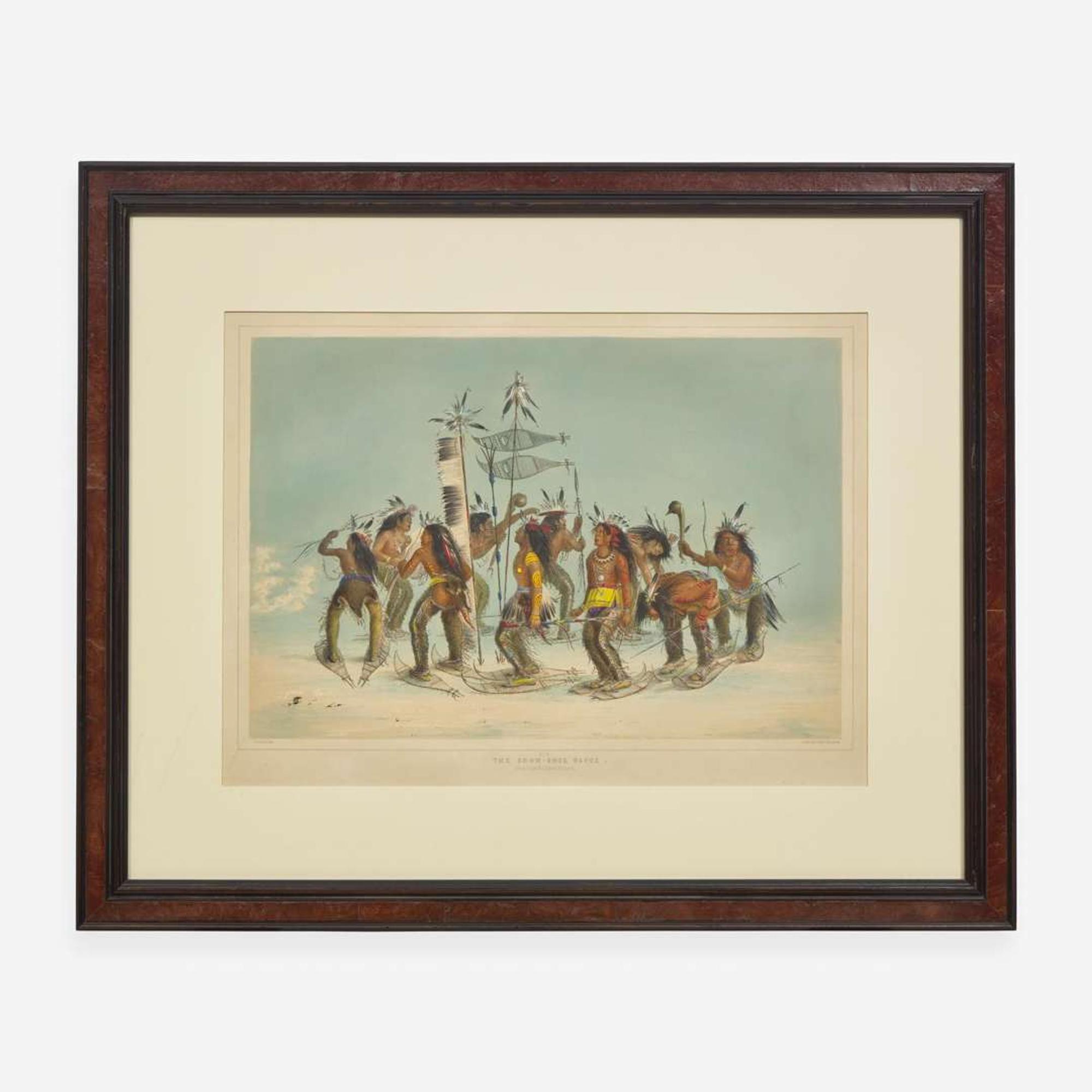 George Catlin (American, 1796-1872) Catlin's North American Indian Portfolio: Hunting Scenes and Amusements of the Rocky Mountains and Prairies of America