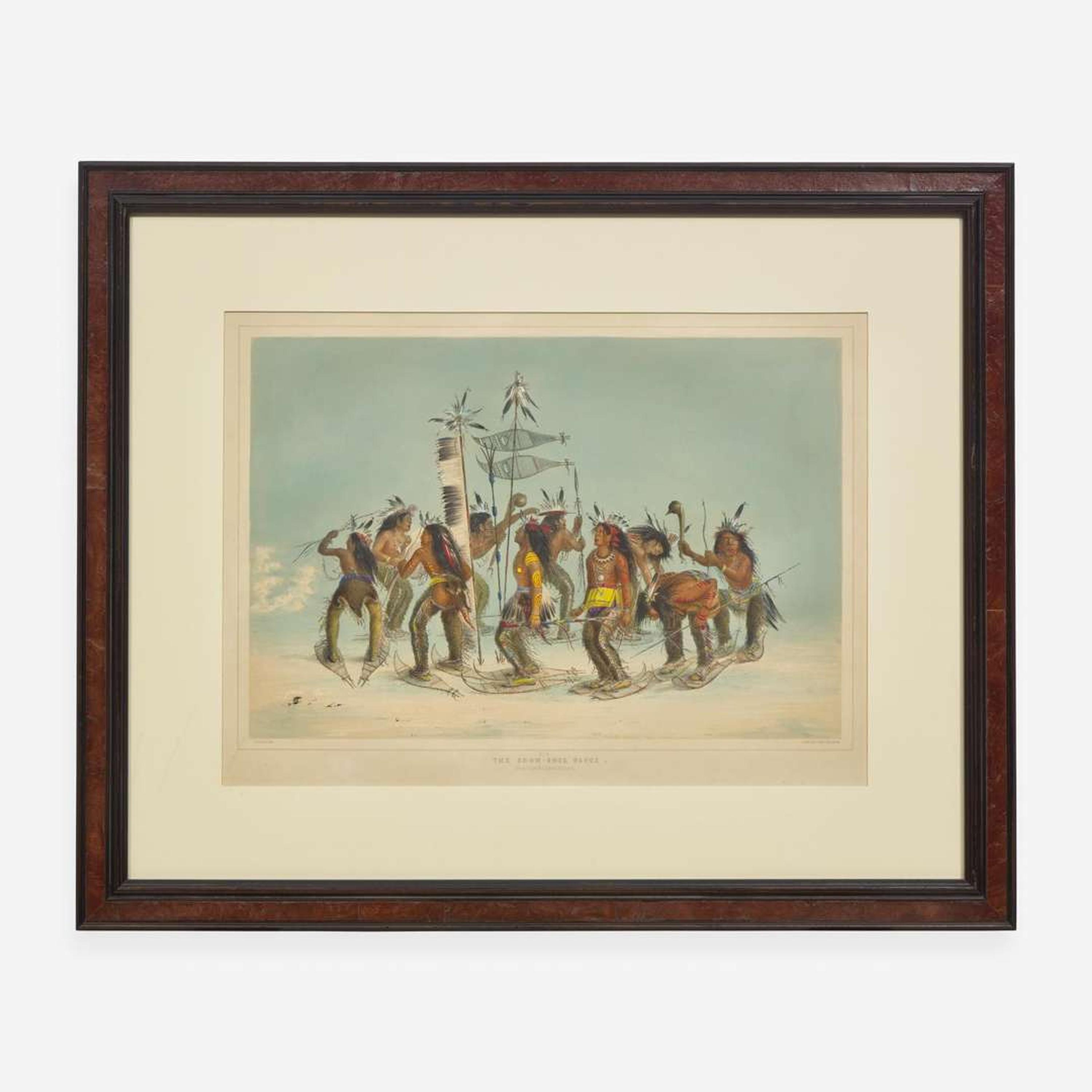 George Catlin (American, 1796-1872) Catlin's North American Indian Portfolio: Hunting Scenes and Amusements of the Rocky Mountains and Prairies of America