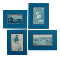 [NATIVE AMERICANS - WESTERN AMERICANA]. LUMMIS, C.F. 24 cyanotypes of native subjects and miners.