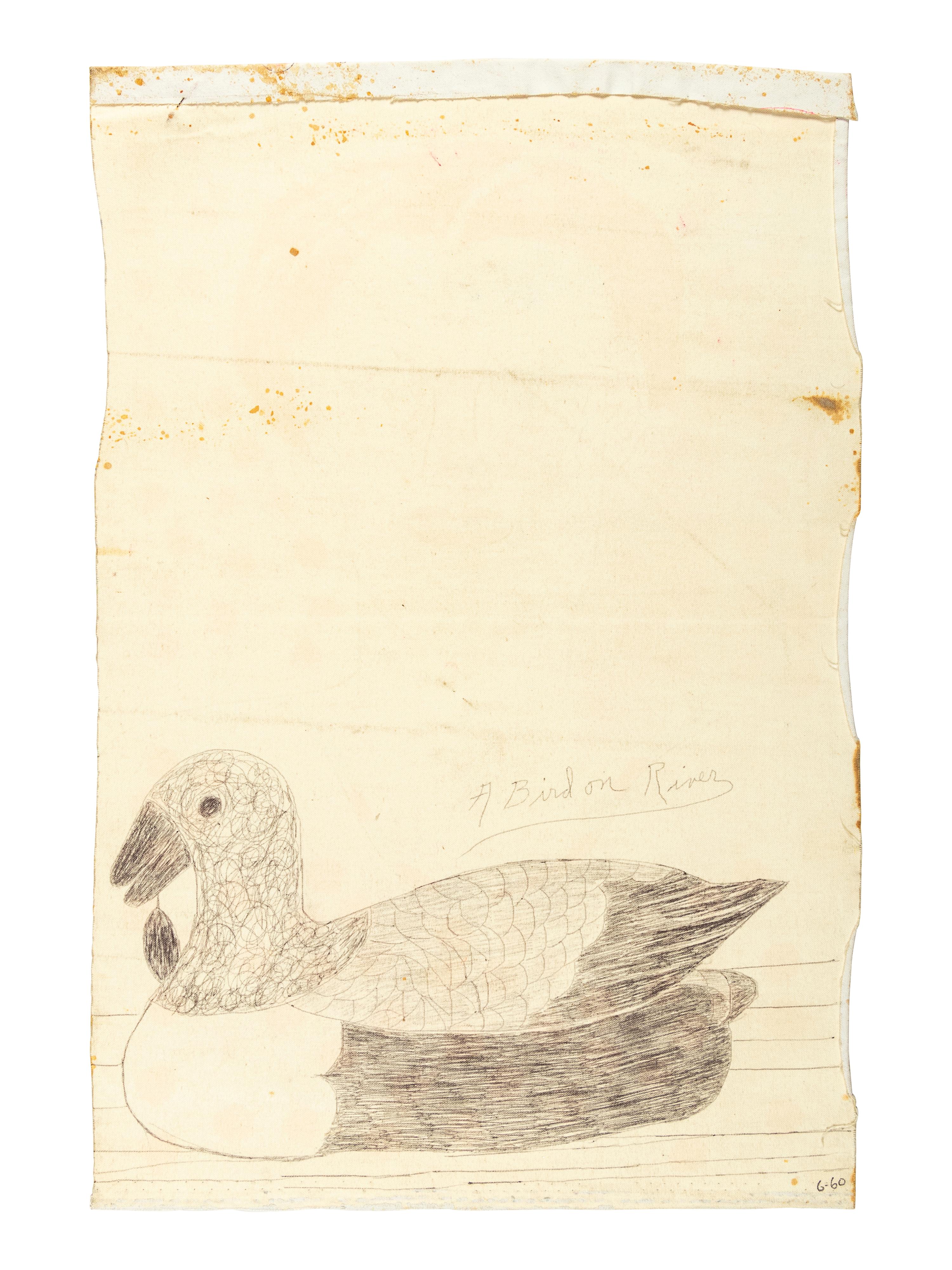Untitled and A Bird on River