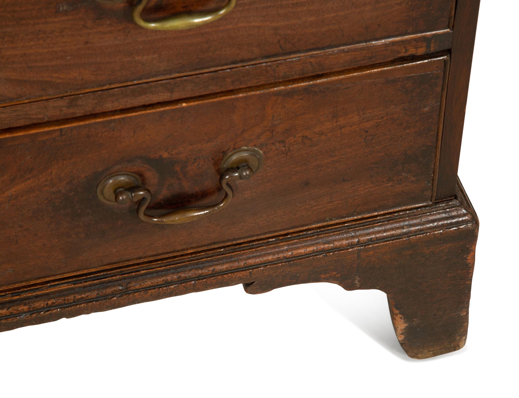A George III Mahogany Fall-Front Desk