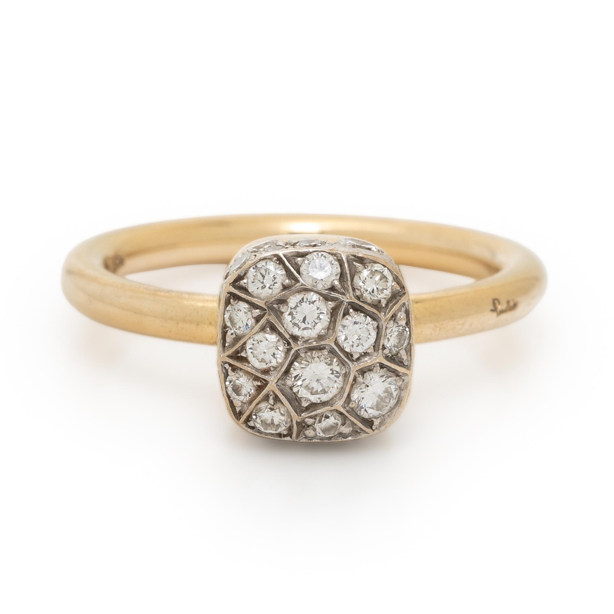 POMELLATO, DIAMOND STACKING RING