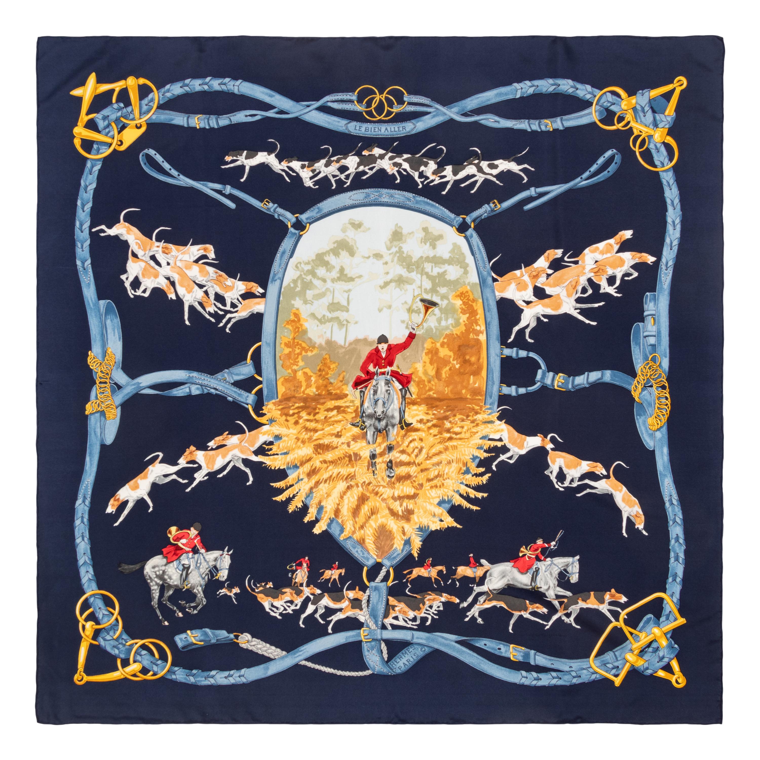 Three Hermès Scarves