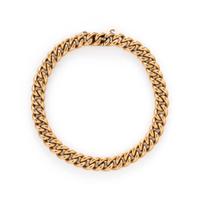 YELLOW GOLD LINK BRACELET