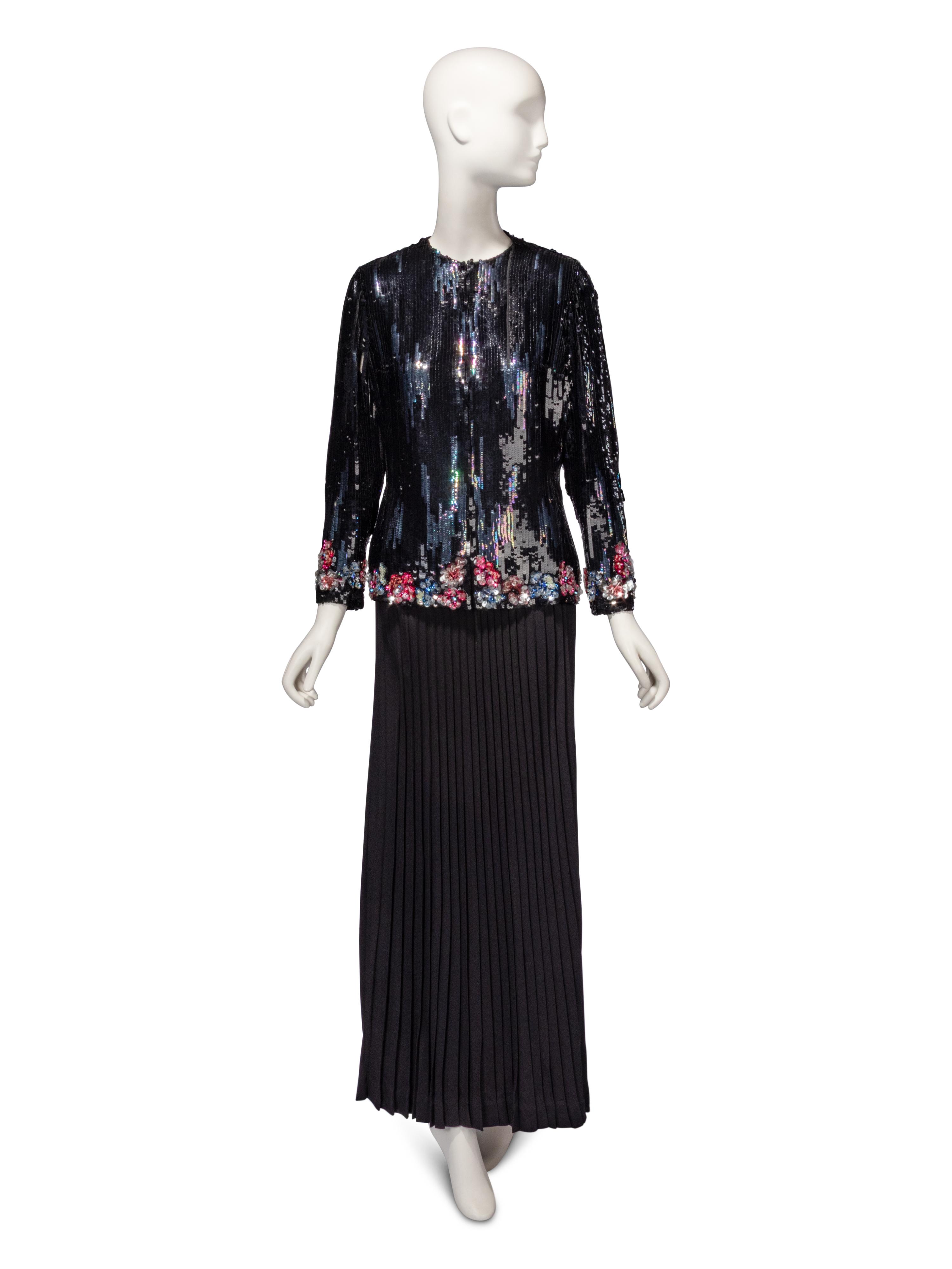 Guy Laroche Haute Couture, Evening Jacket & Skirt Ensemble