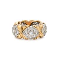 BICOLOR GOLD AND DIAMOND RING
