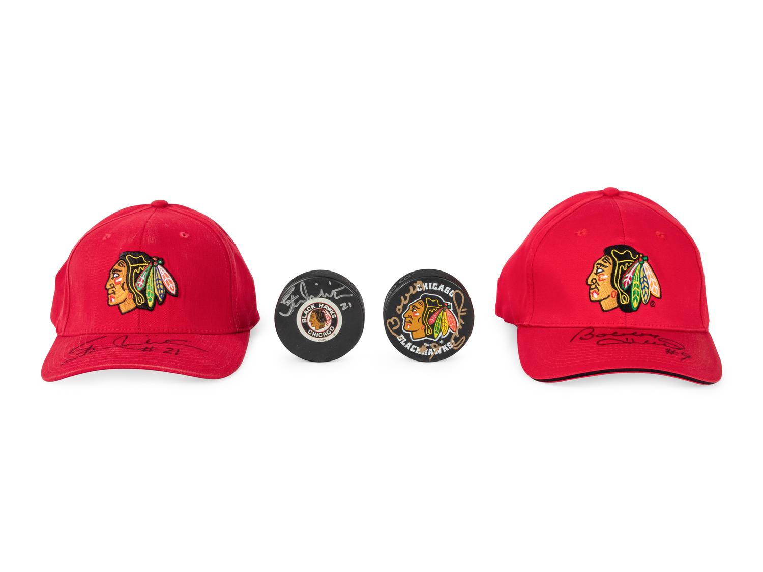 A Group of Bobby Hull and Stan Mikita Signed Autograph Items (Beckett Authentication Services BAS Certified),