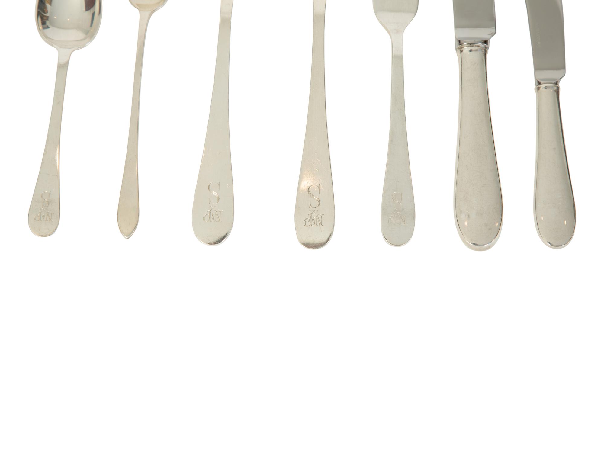 A Tiffany and Co. Silver Partial Flatware Service — 20TH CENTURY