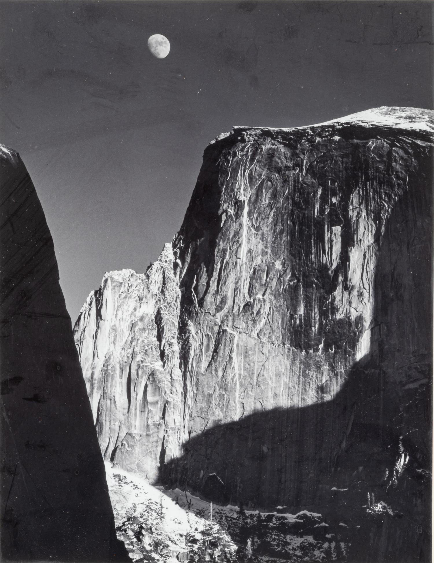 Ansel Adams (1902-1984) Moon and Half Dome, Yosemite National Park, 1960