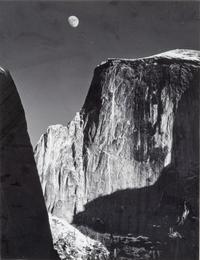 Ansel Adams (1902-1984) Moon and Half Dome, Yosemite National Park, 1960